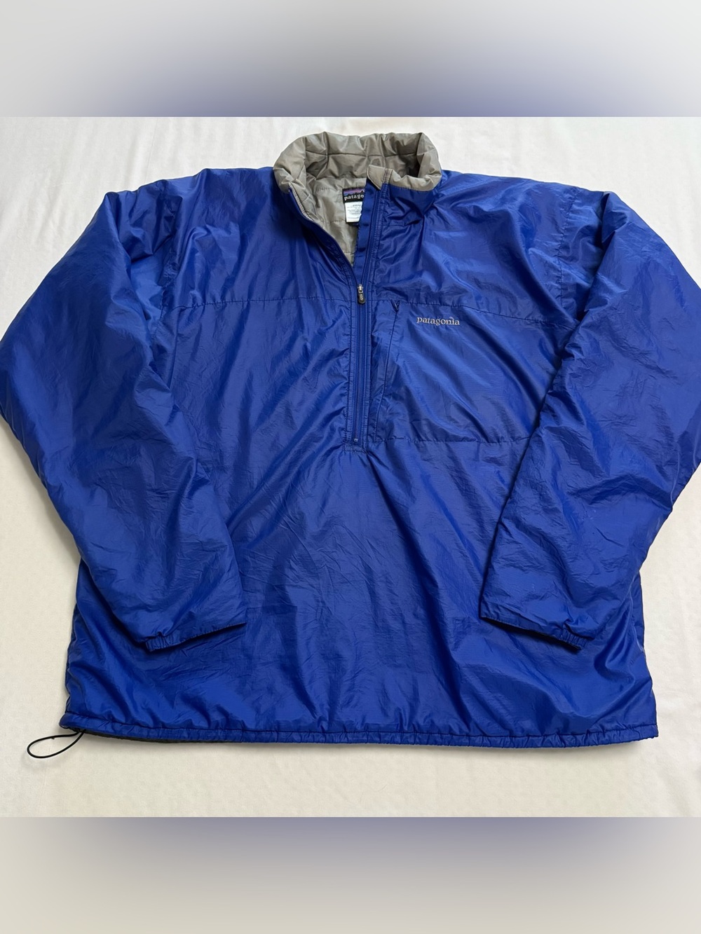 Patagonia Men's Blue Micro Puff Pullover Jacket 1/2 Zip XL